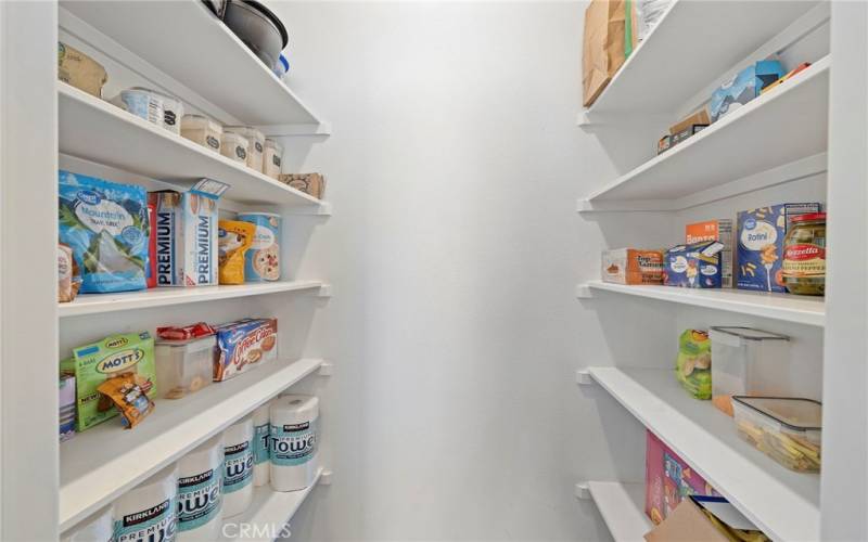 Good sized walk-in pantry.