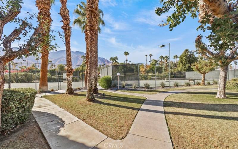 Tennis courts, part of the HOA Amenities