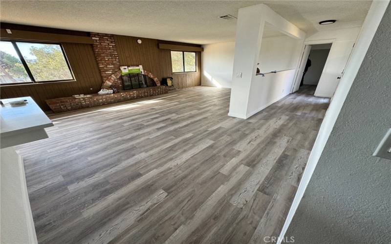 Entryway and Living room