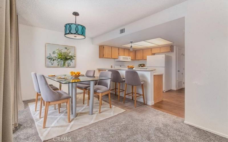 Staged Dining Room