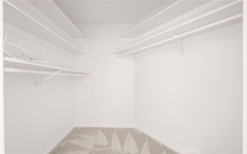 walk-in closet in 2nd bedroom