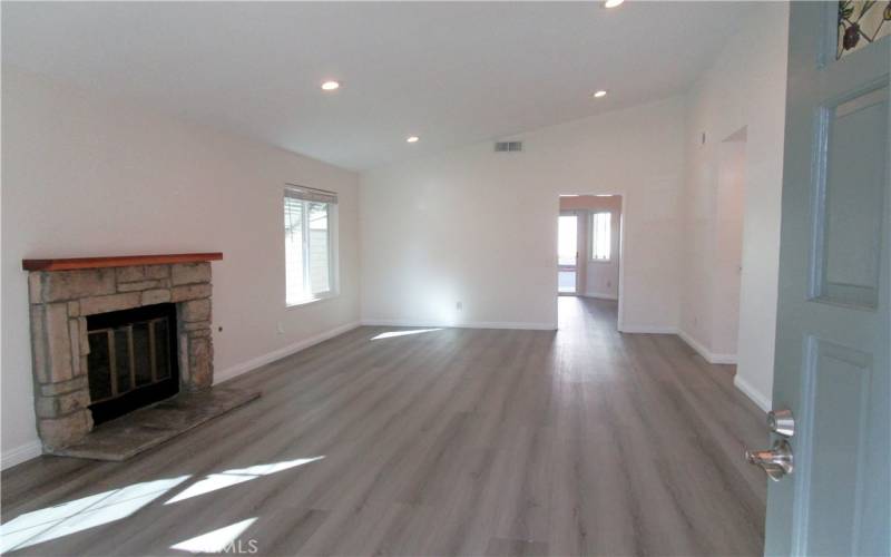 Living Room with Fireplace