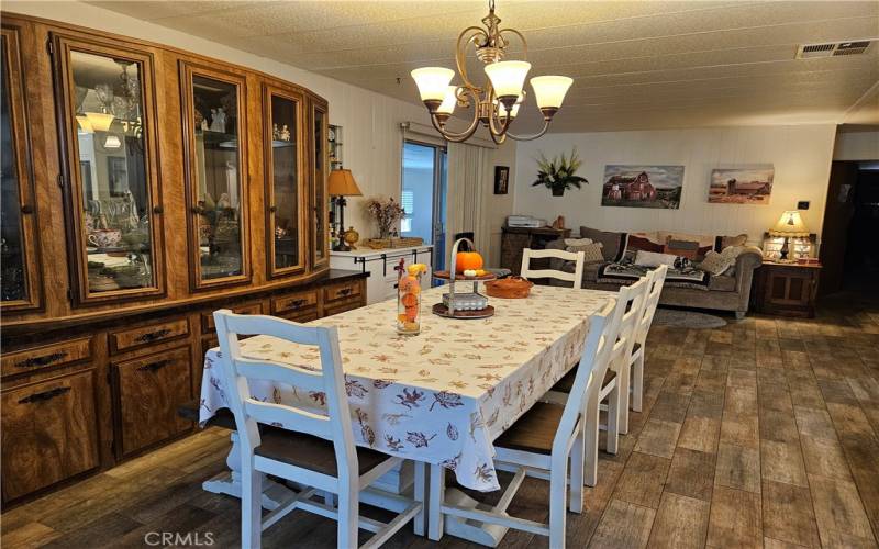 Dining Room with built-in buffet