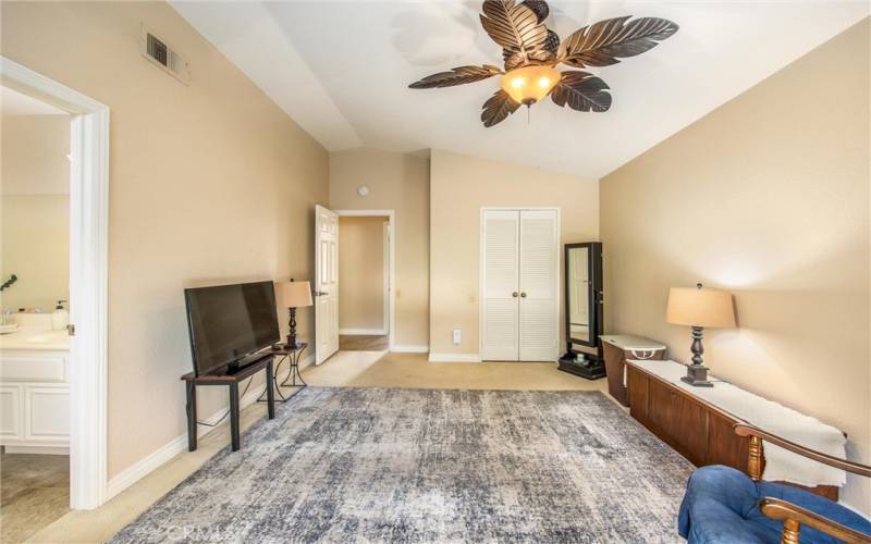 Primary Bedroom has walk-in- closet