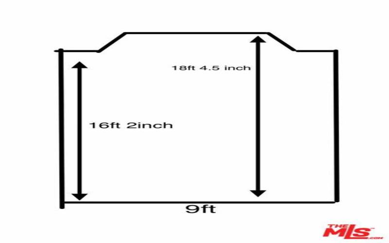 Living room/bedroom dimensions