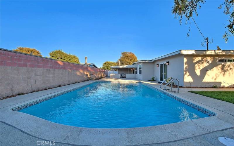 Sparkling Pool remodeled.