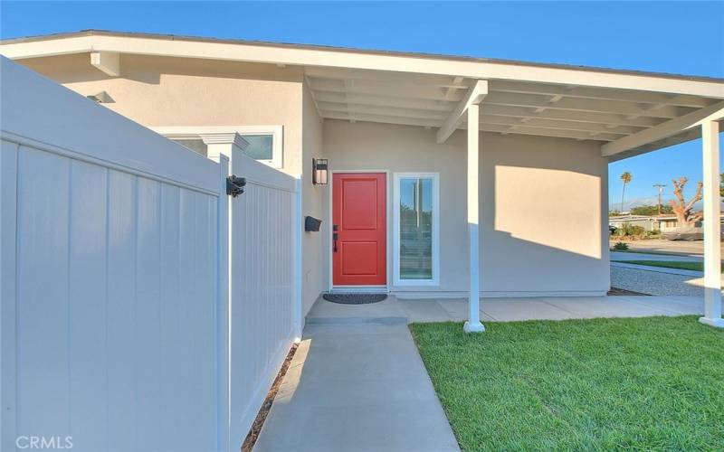 New Front Door, New Dual Pane Window and Baldwin Entry Front Door lock.