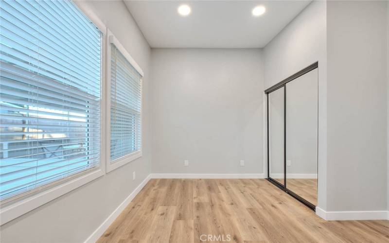 Bedroom 4: New Dual Pane Windows, New Blinds, New Recessed Lights, New Mirror Closet Sliding Doors, New Laminate Waterproof flooring, New Baseboards.