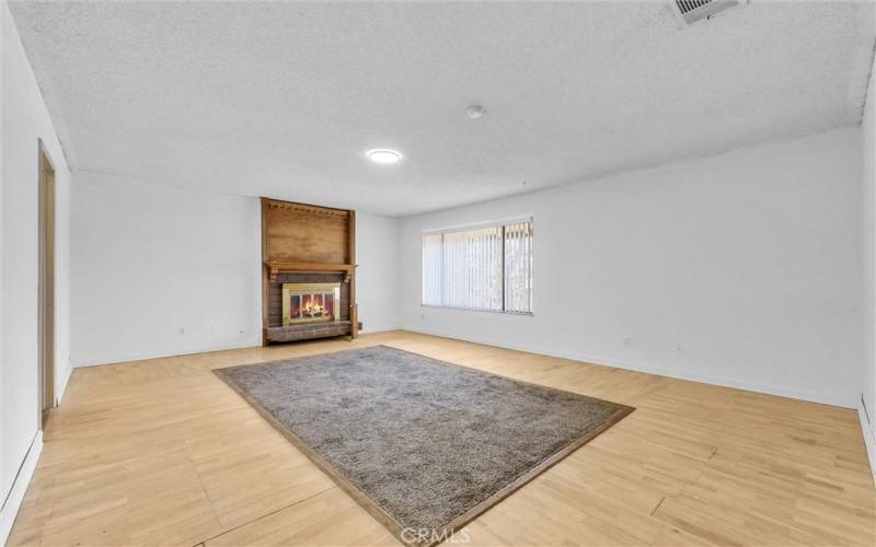 huge Master Bedroom with Cozy Fireplace