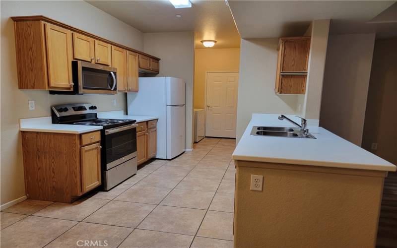 Kitchen and Laundry Area