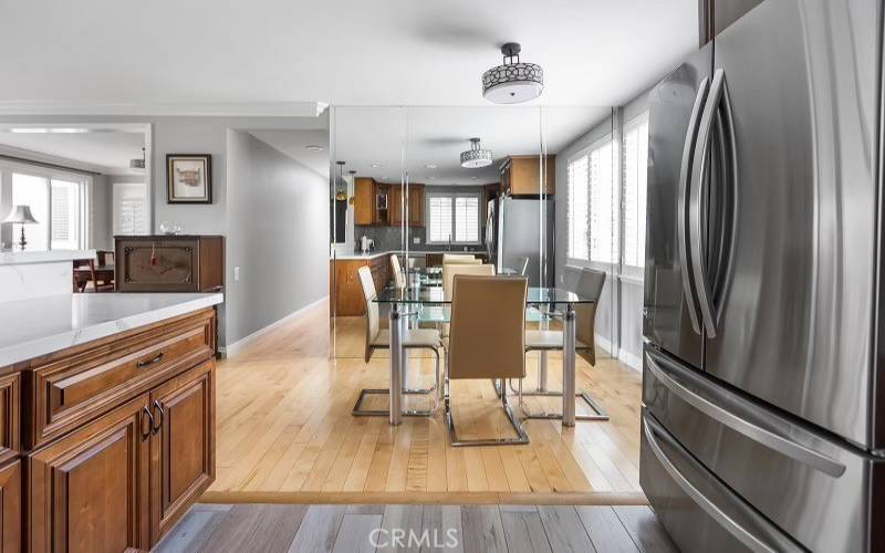 view towards breakfast nook