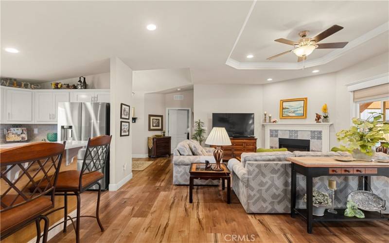 Open Floorplan Kitchen and Family Room