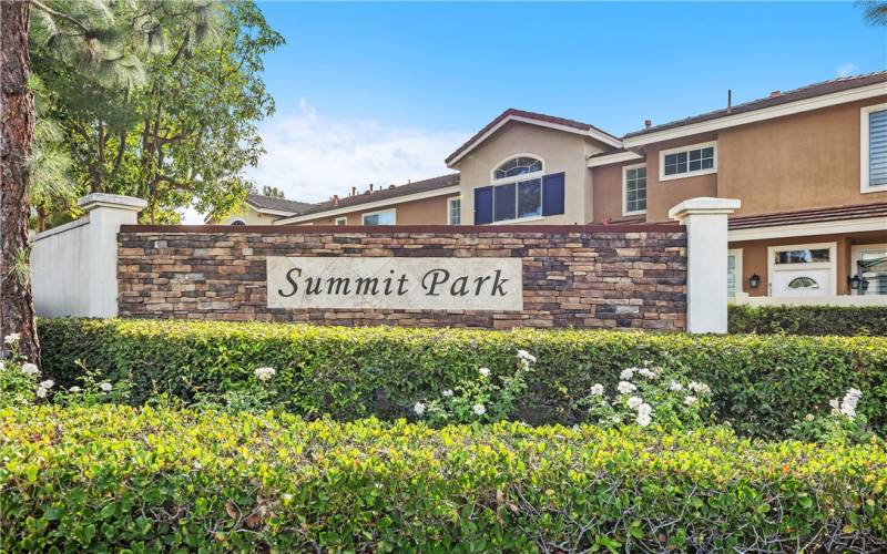 Summit Park is a very desirable location for homeowners in Anaheim Hills