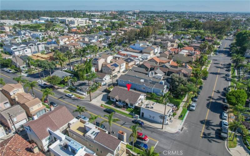 Looking East with Farquar Park a couple blocks away