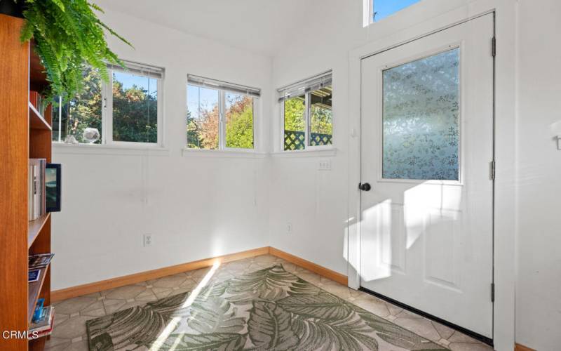 Sun porch off primary bedroom