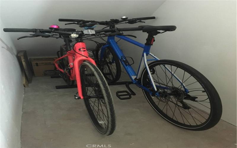 bike nook in garage