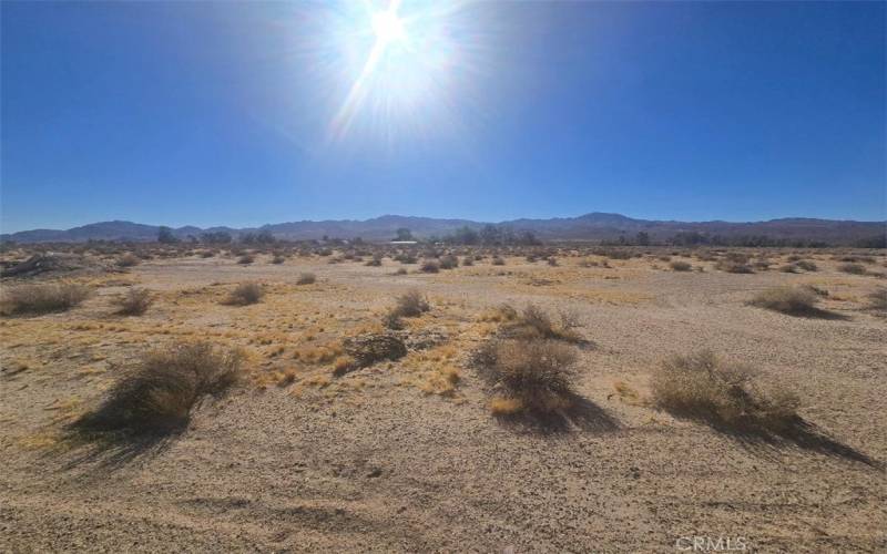 Mountain view to South of property