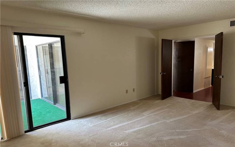 Bedroom & balcony entrance