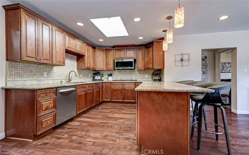 Open kitchen layout ideal for entertaining