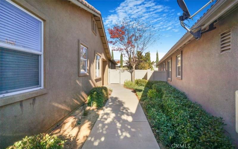 walkway to front door