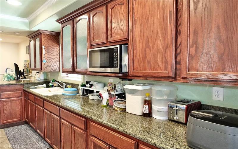 Newer galley style kitchen