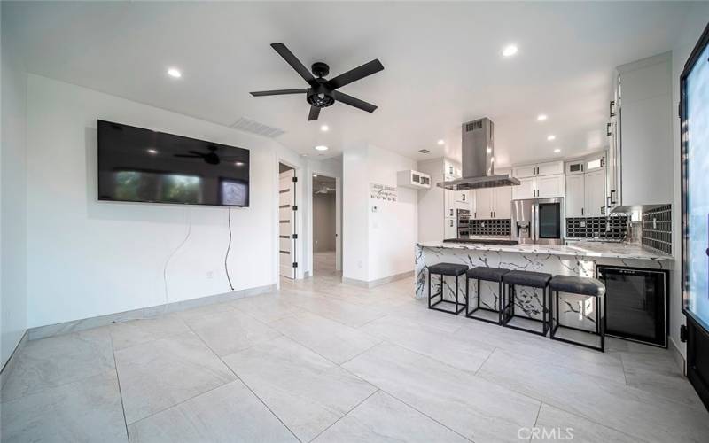 Living Room & Kitchen