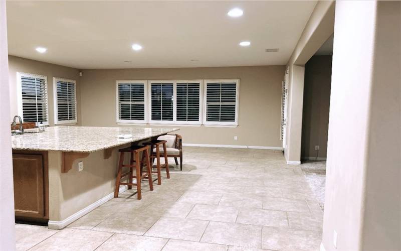 Kitchen and eating nook