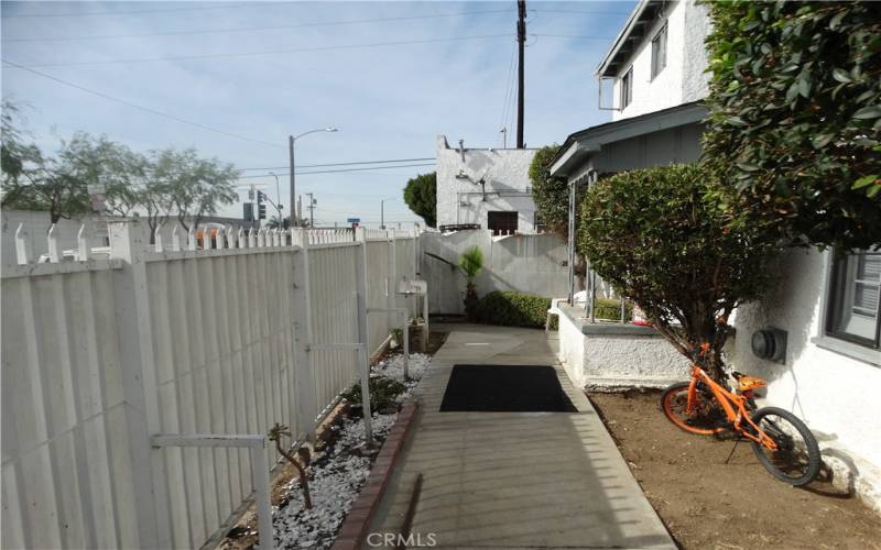 Front entry of house