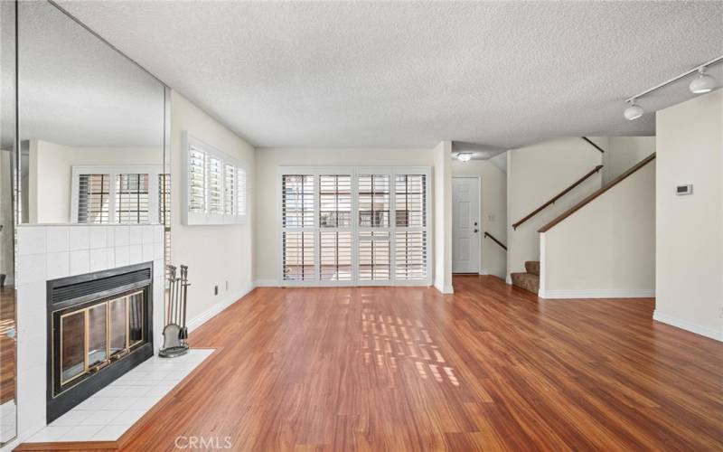 Living room to front door