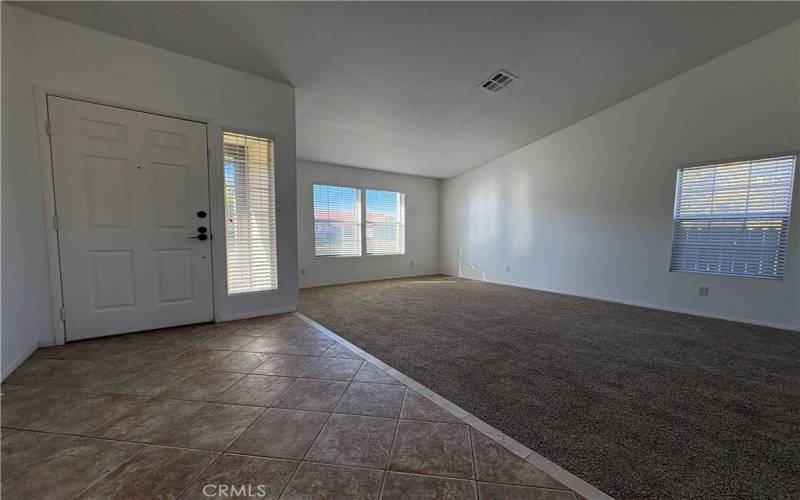 Living Room and Entryway