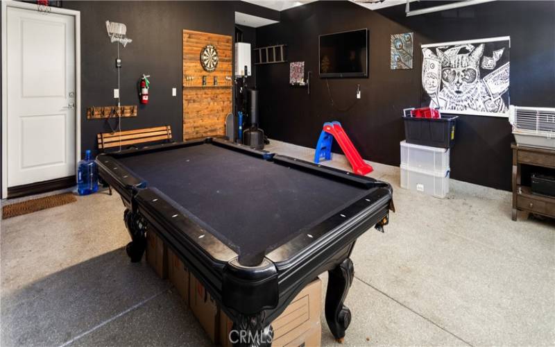 The garage is an extension of the home. Wouldn't you love to hang out here with your family and friends?