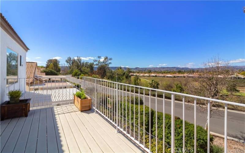 View deck from 2nd floor