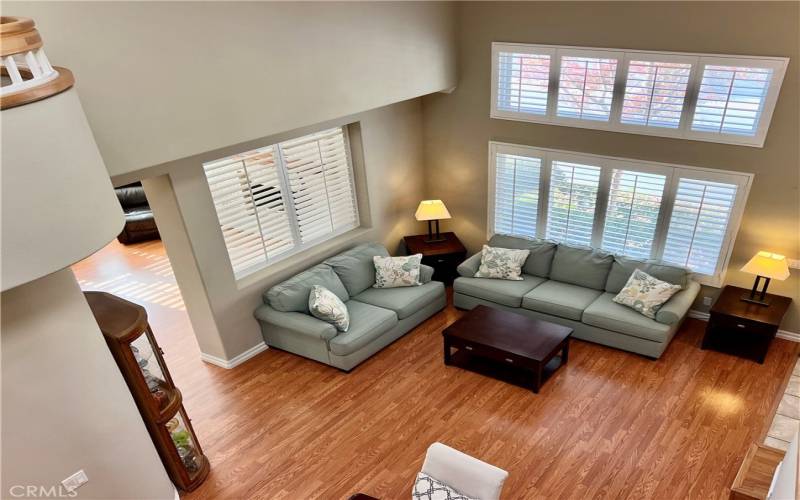 Soaring Ceilings in the Formal Living Room!