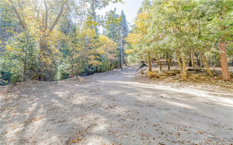 Alder Creek Rd. 4x4 Road Access leading to property.