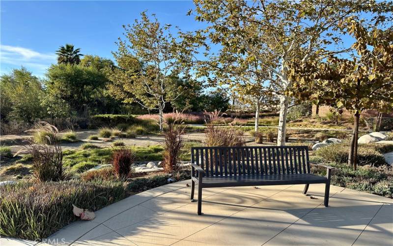 Recreation area adjacent to the parks.