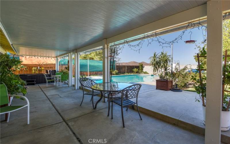 Covered Patio in Back yard