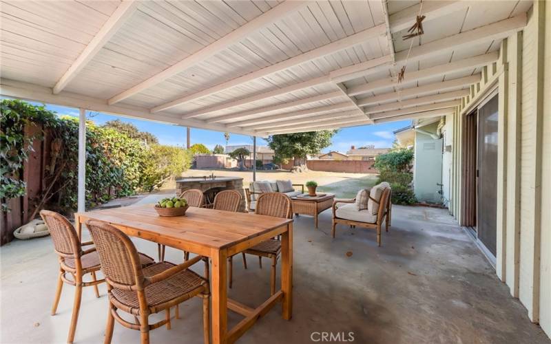 Covered Patio (virtually staged)