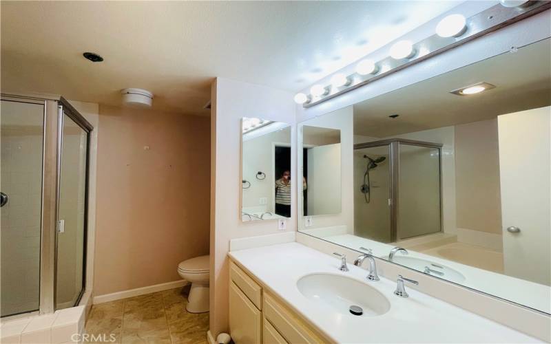 Primary Bathroom with Separate Walk-in Shower