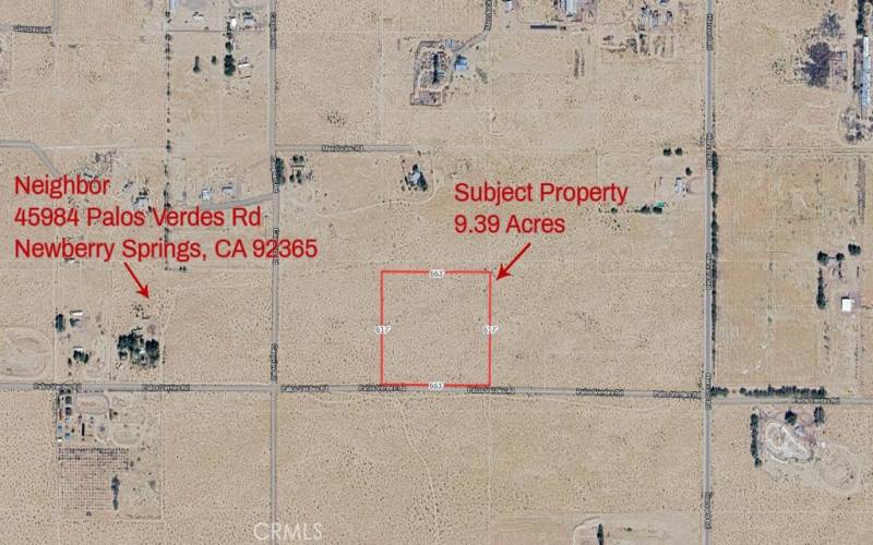 46300 Palos Verdes Rd - Aerial Map