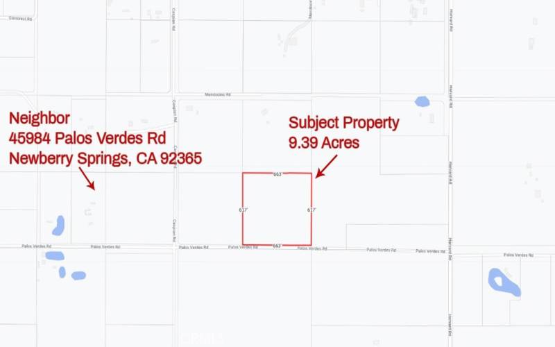 46300 Palos Verdes Rd - Road Map