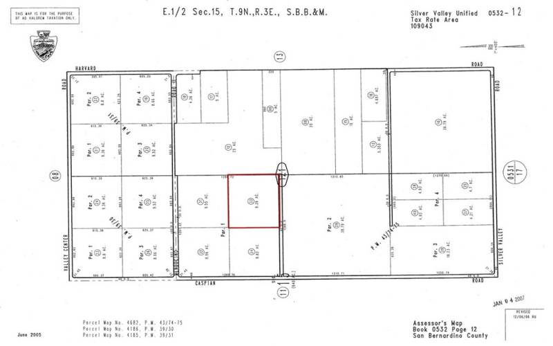 46300 Palos Verdes Rd -  Assessors Map