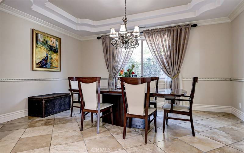 Huge formal dining room!