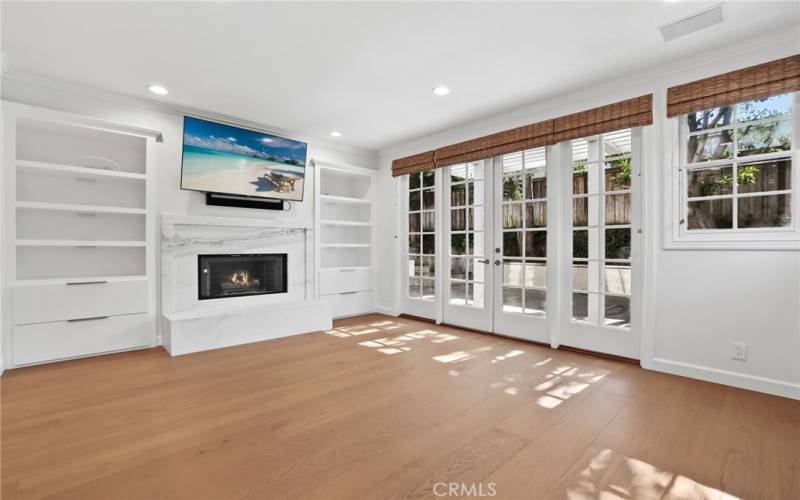 Family room off kitchen