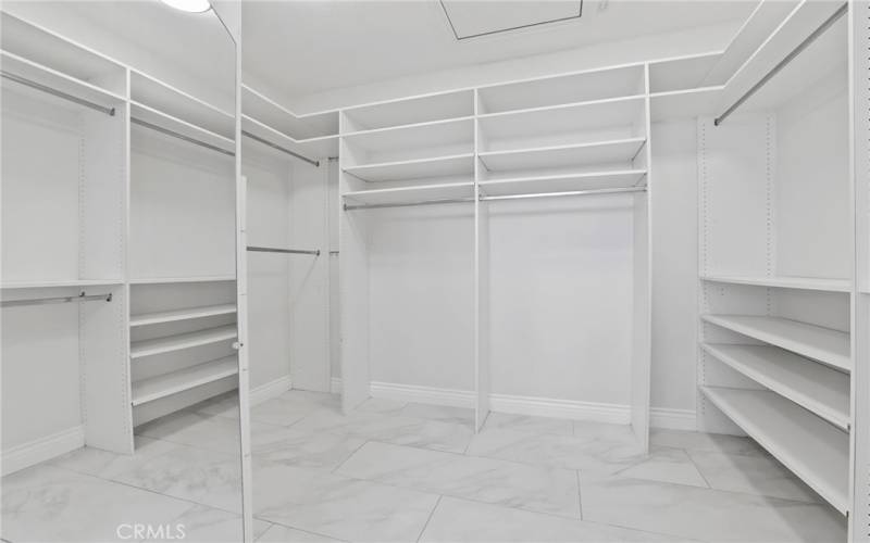 Closet in Primary Suite