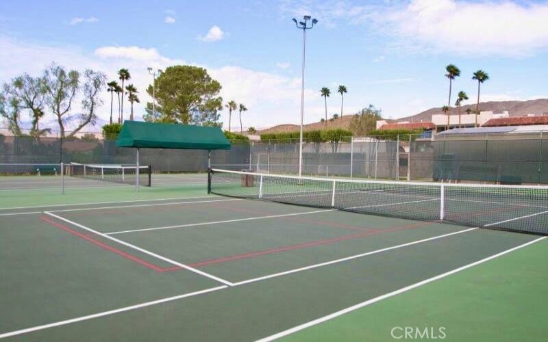 Lighted tennis & pickleball courts