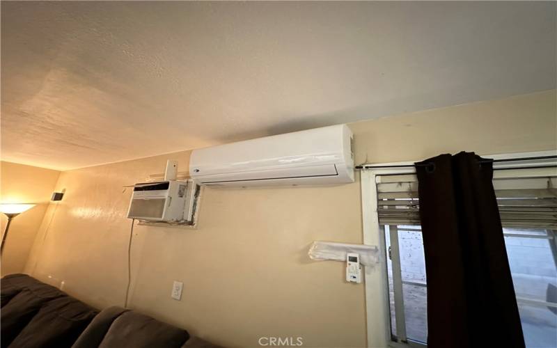 New ductless split AC system