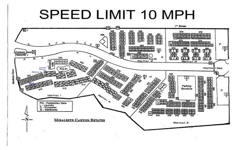 Map of Location of Unit within the Complex