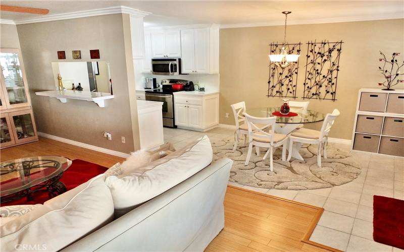 Living Room toward Dining and Kitchen