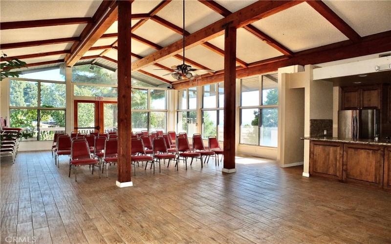 Oceanview clubhouse and kitchen in the main community center