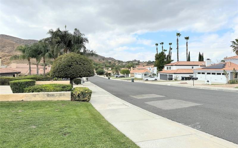 Front yard view to left